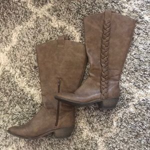 Kenneth Cole Wide Calf Knee High Boots